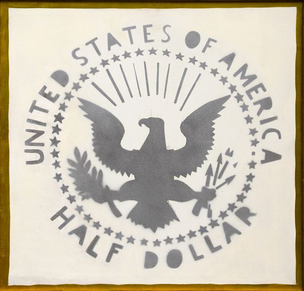 Franco ANGELI - Half Dollar (Antipittura)