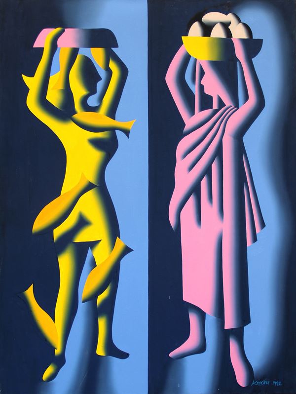 Mark KOSTABI - Two cultures (balance of trade)