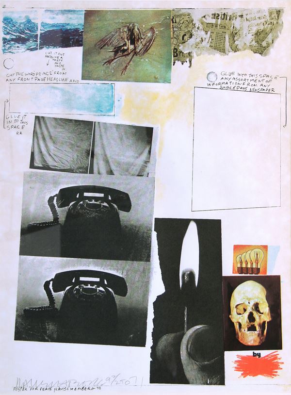 Robert RAUSCHENBERG - Poster for peace