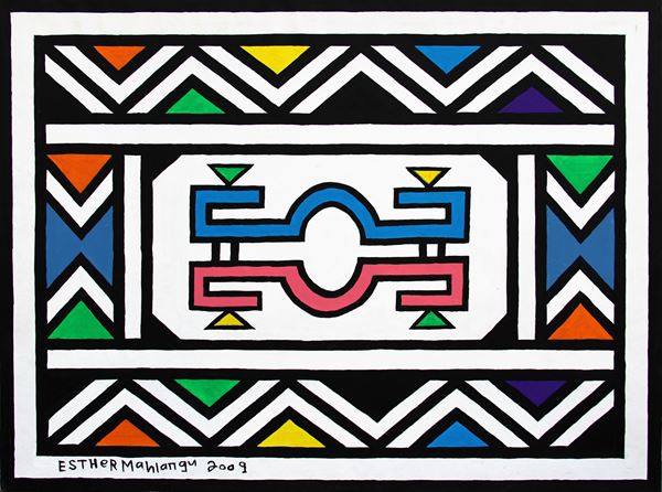 Esther MAHLANGU - Untitled