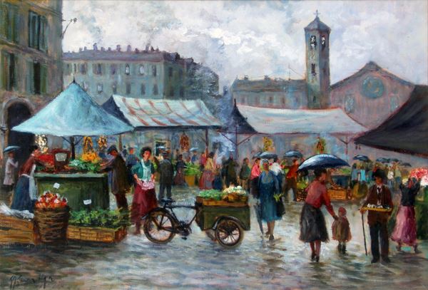 Giovan Francesco GONZAGA - Mercato a Saronno