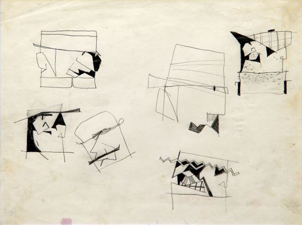 Pino PASCALI - Personaggi (studio)