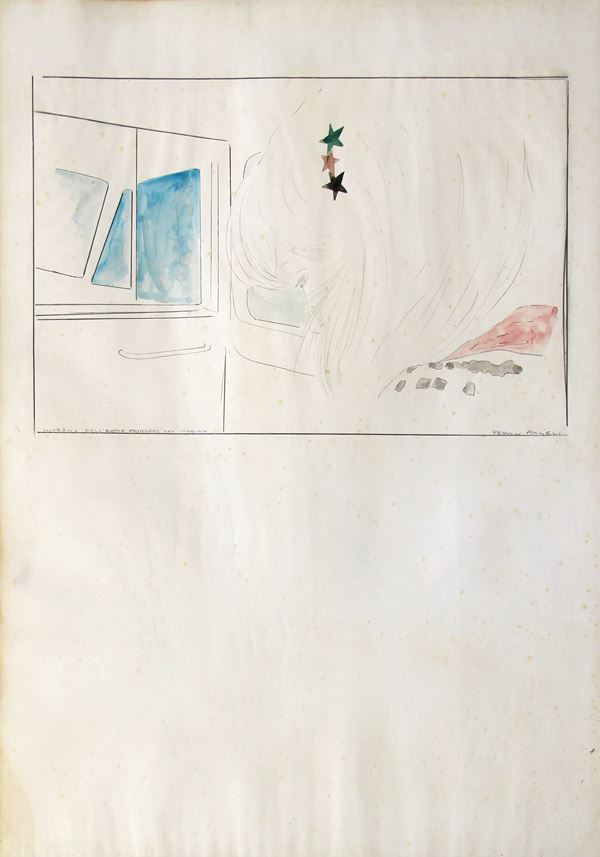 Franco ANGELI - Interno dell'Austin Princess con Marina