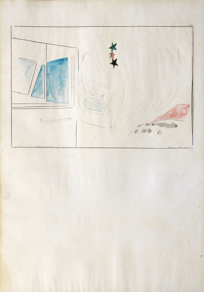 Interno dell'Austin Princess con Marina