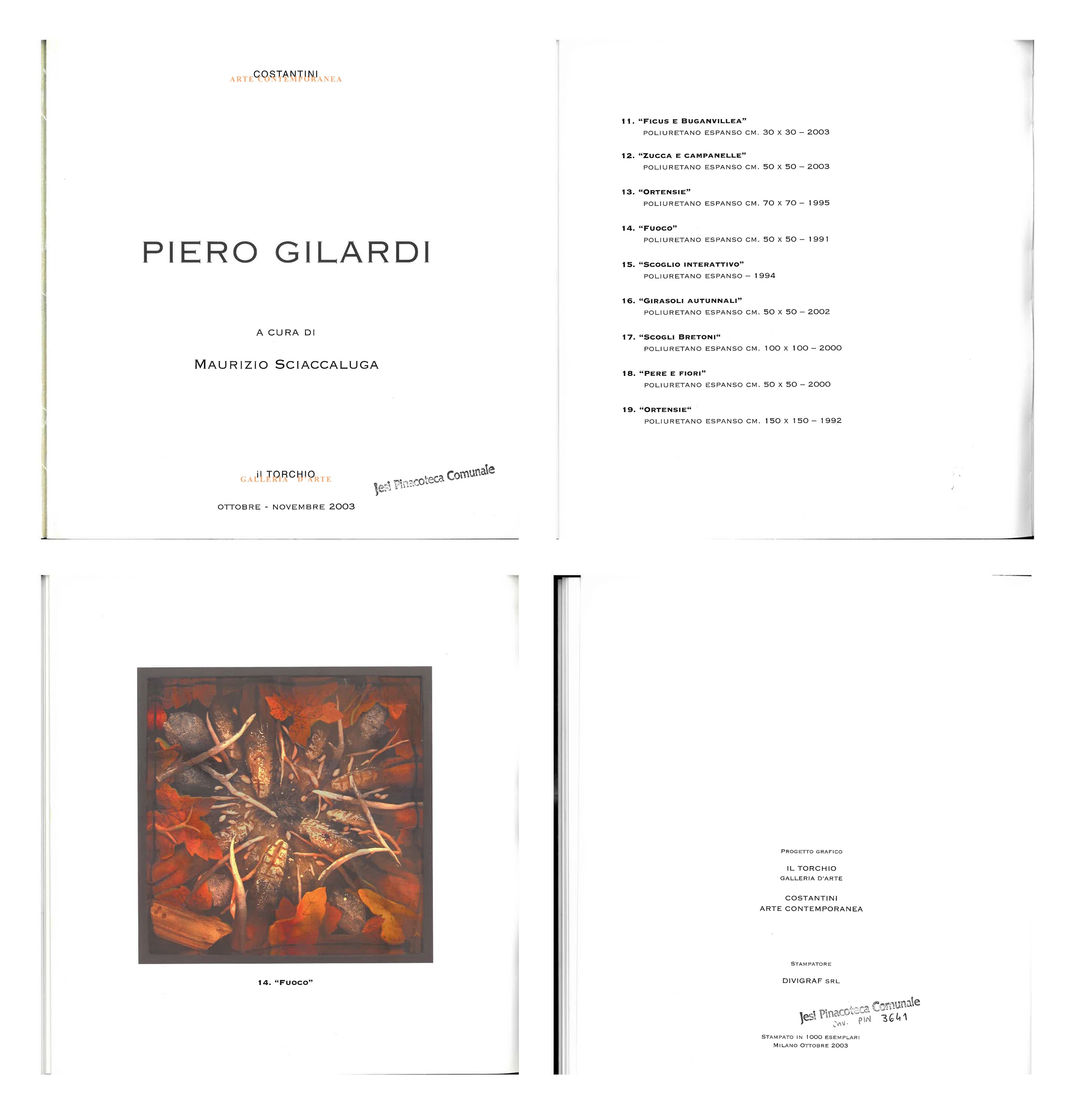 Piero Gilardi - Fuoco (poliuretano espanso con illuminazione elettrica integrata)