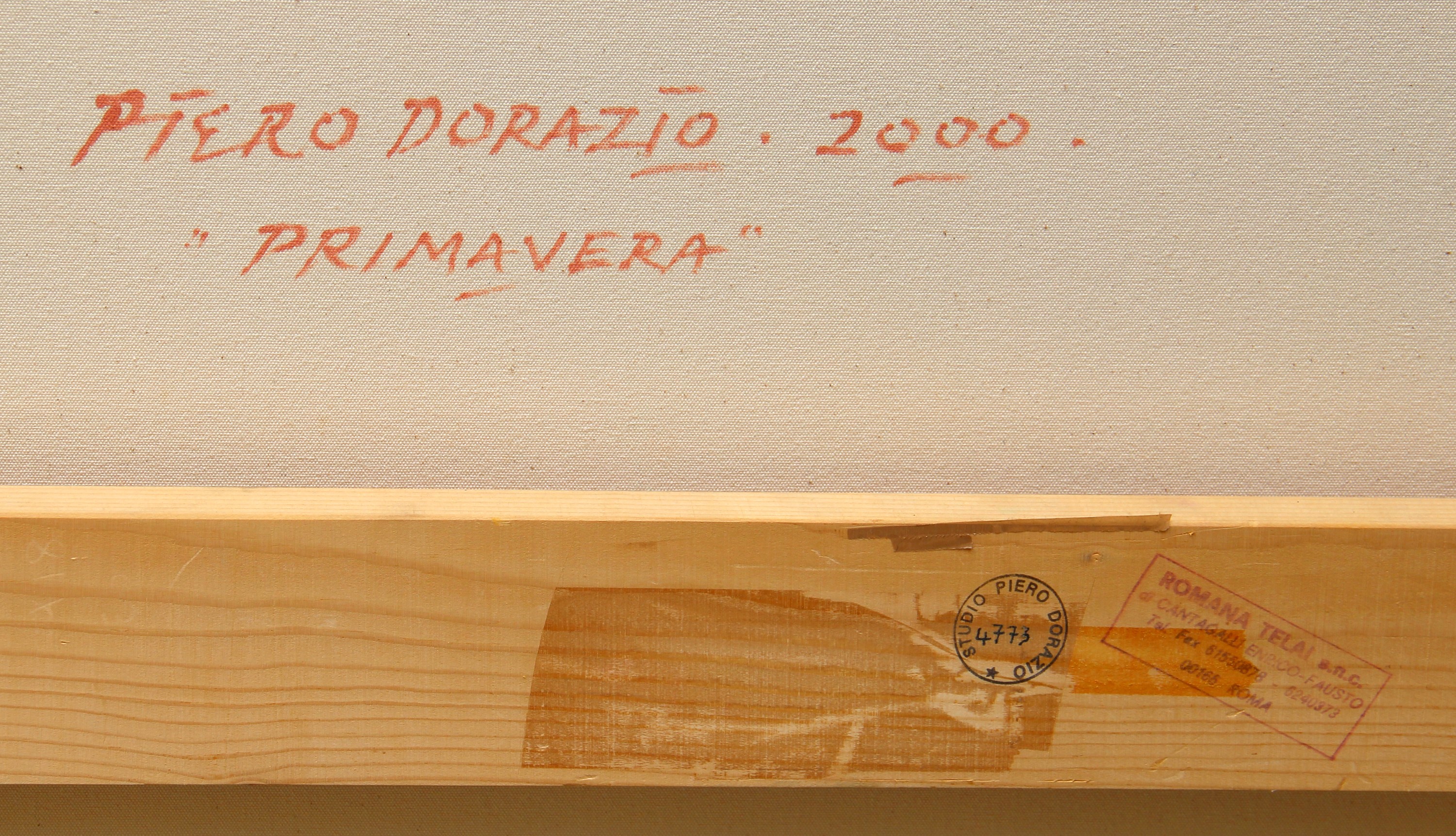Piero Dorazio - Primavera, olio su tela (2000)
