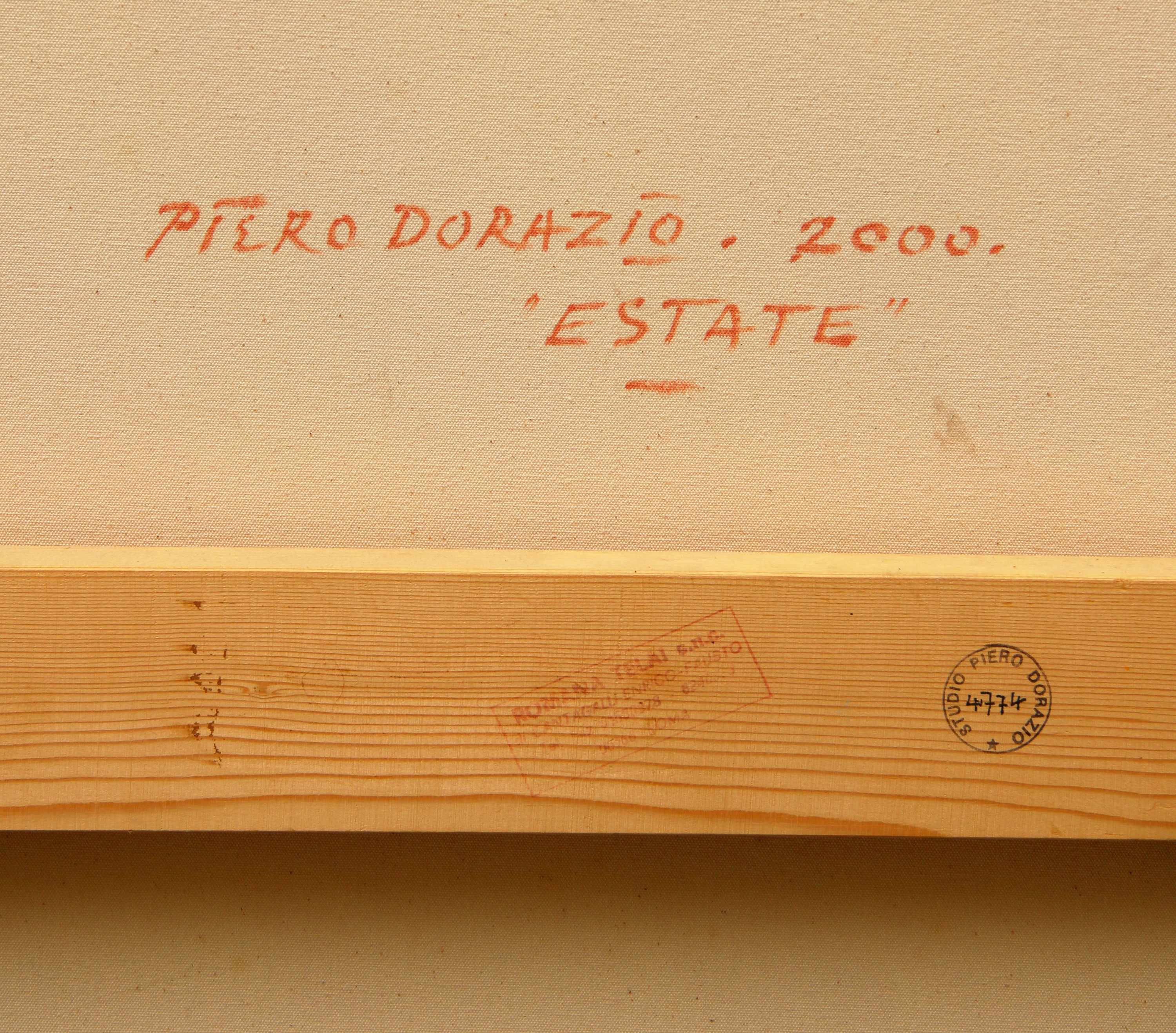 Piero Dorazio - Estate, olio su tela