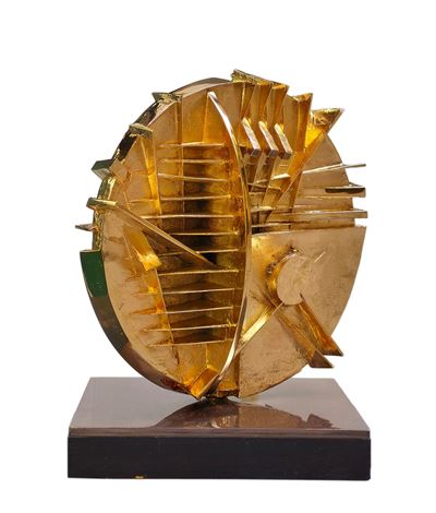 Disco (bronzo dorato, 1977)