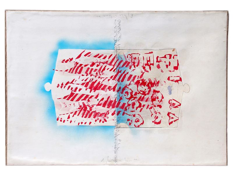 Alighiero Boetti - Senza Titolo (pesce Spada)