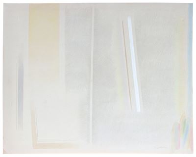 Pensare ad una luce lontana nel tempo, tecnica mista su tela (2016)