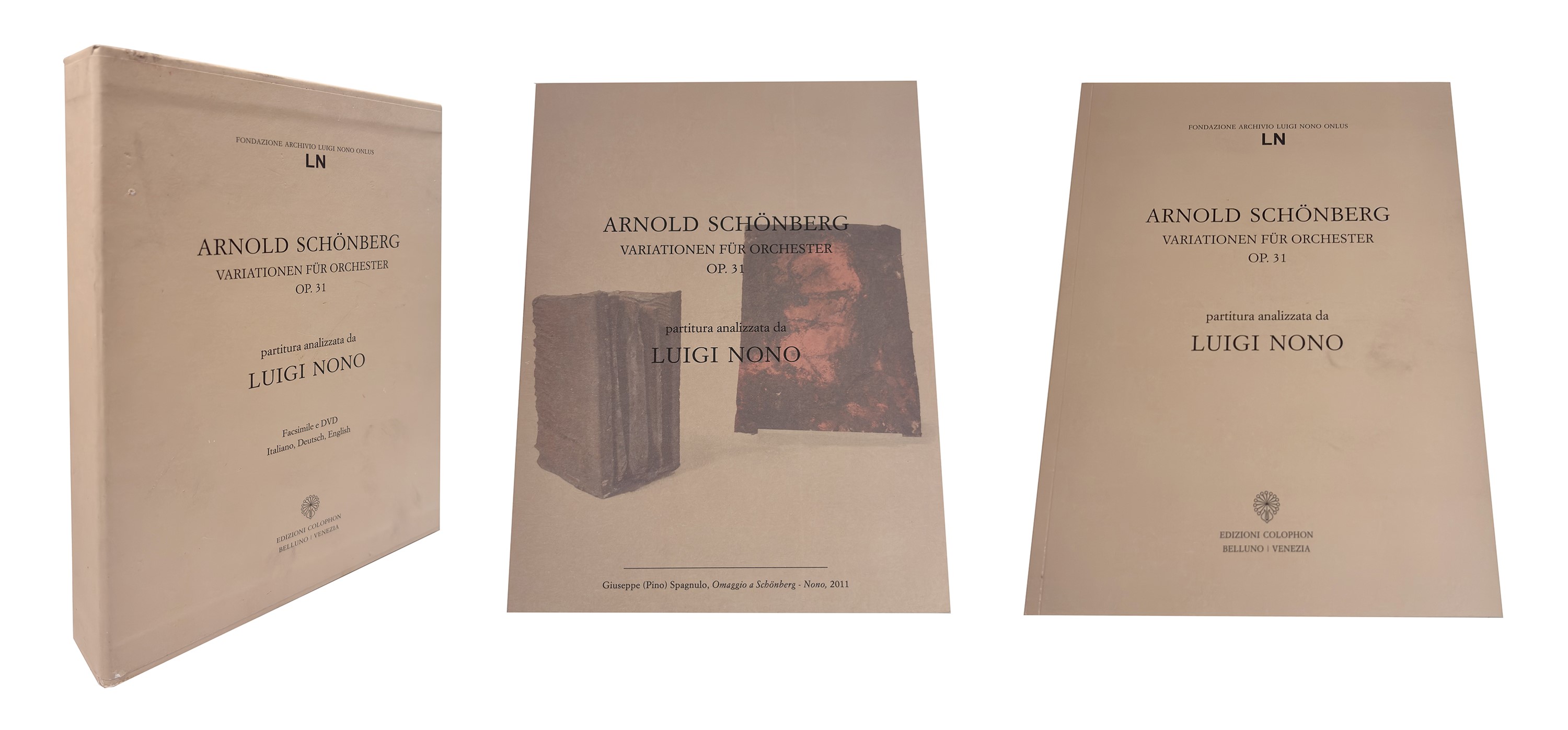 Giuseppe Spagnulo - Omaggio a Schönberg-Nono. Variazioni sull'Op 31