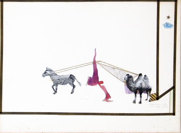 Lynn HERSHMAN LEESON - Woman Waiting a Camel and an Image