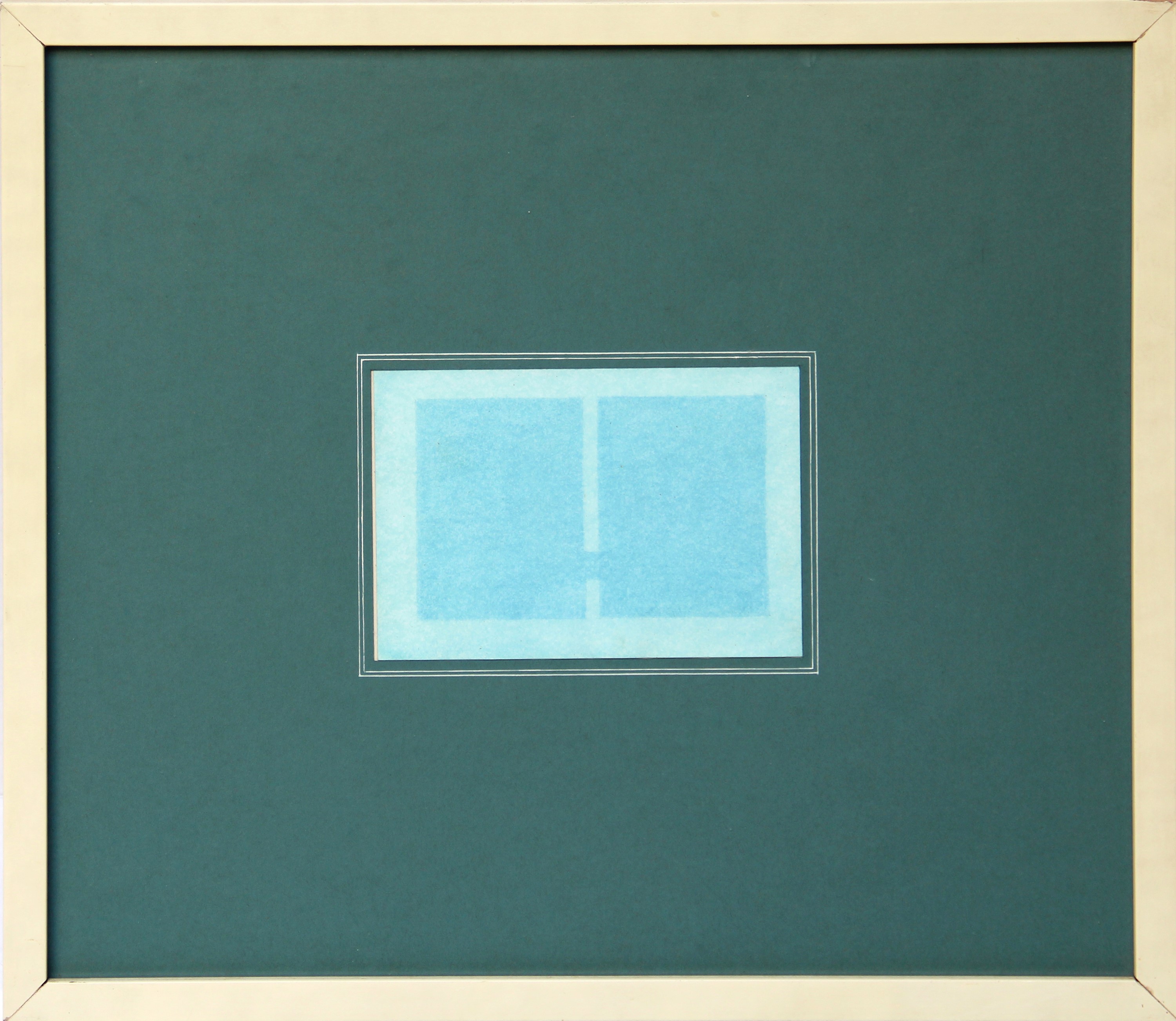Antonio Calderara - Senza titolo (tecnica mista su cartoncino), 1965