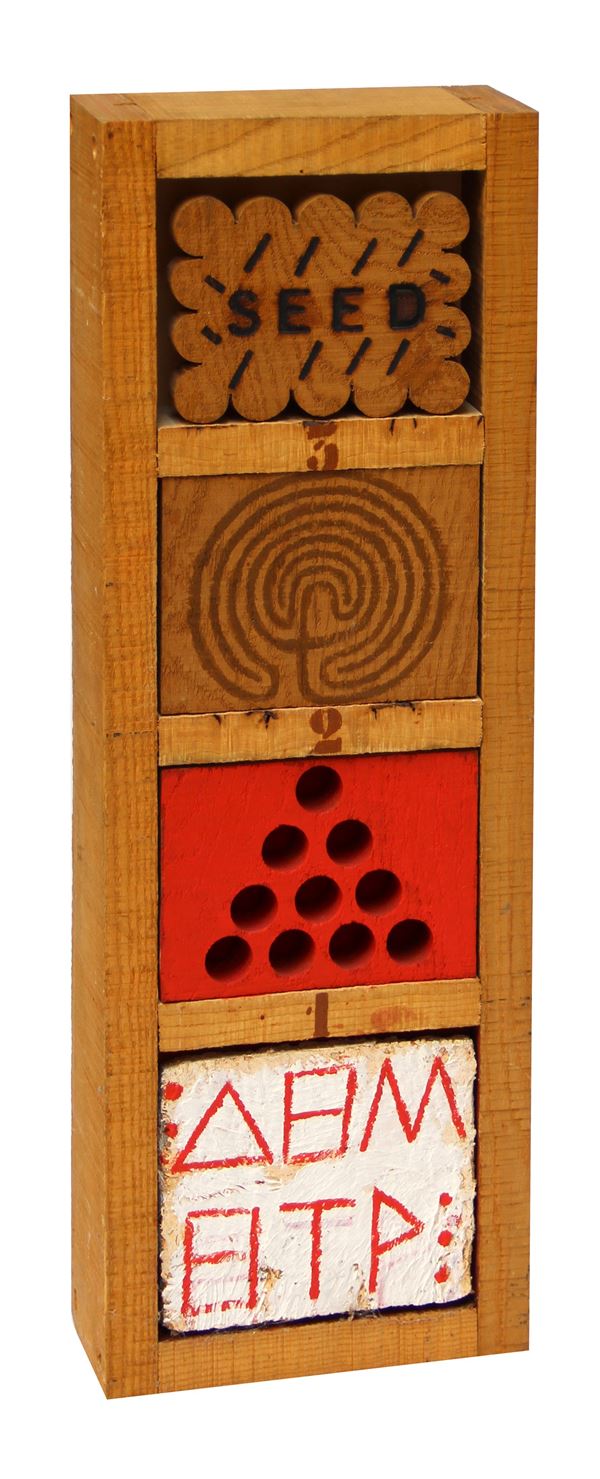 Joe TILSON - Seed, labyrinth, tetraktys, demeter