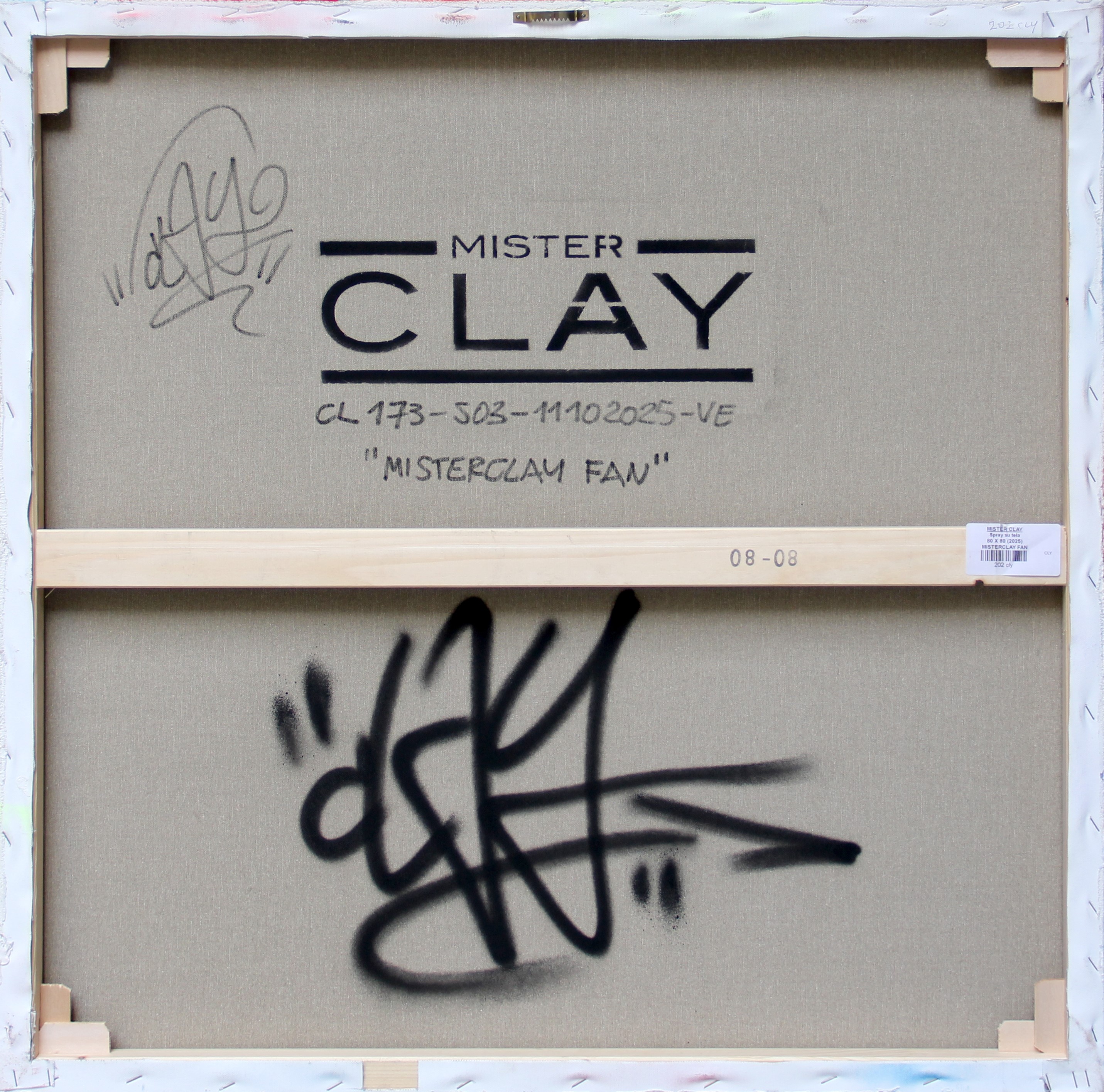 Mister Clay - Misterclay, Misterclay fan (spray su tela)